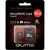 Карта памяти QUMO microSDHC QM32GMICSDHC10U3 32GB (с адаптером)